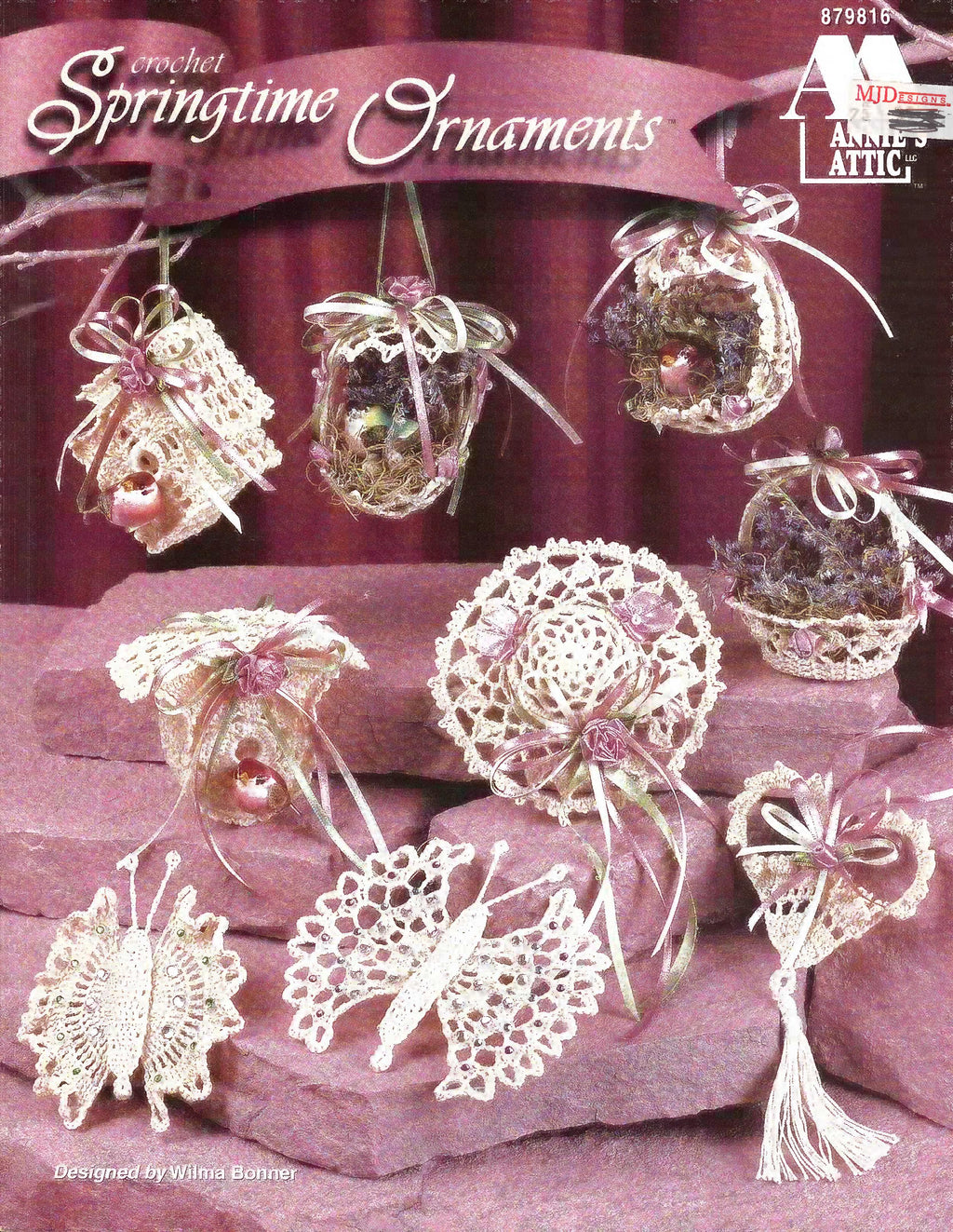 Crochet Springtime Ornaments, Annie’s Attic 879816, 1996
