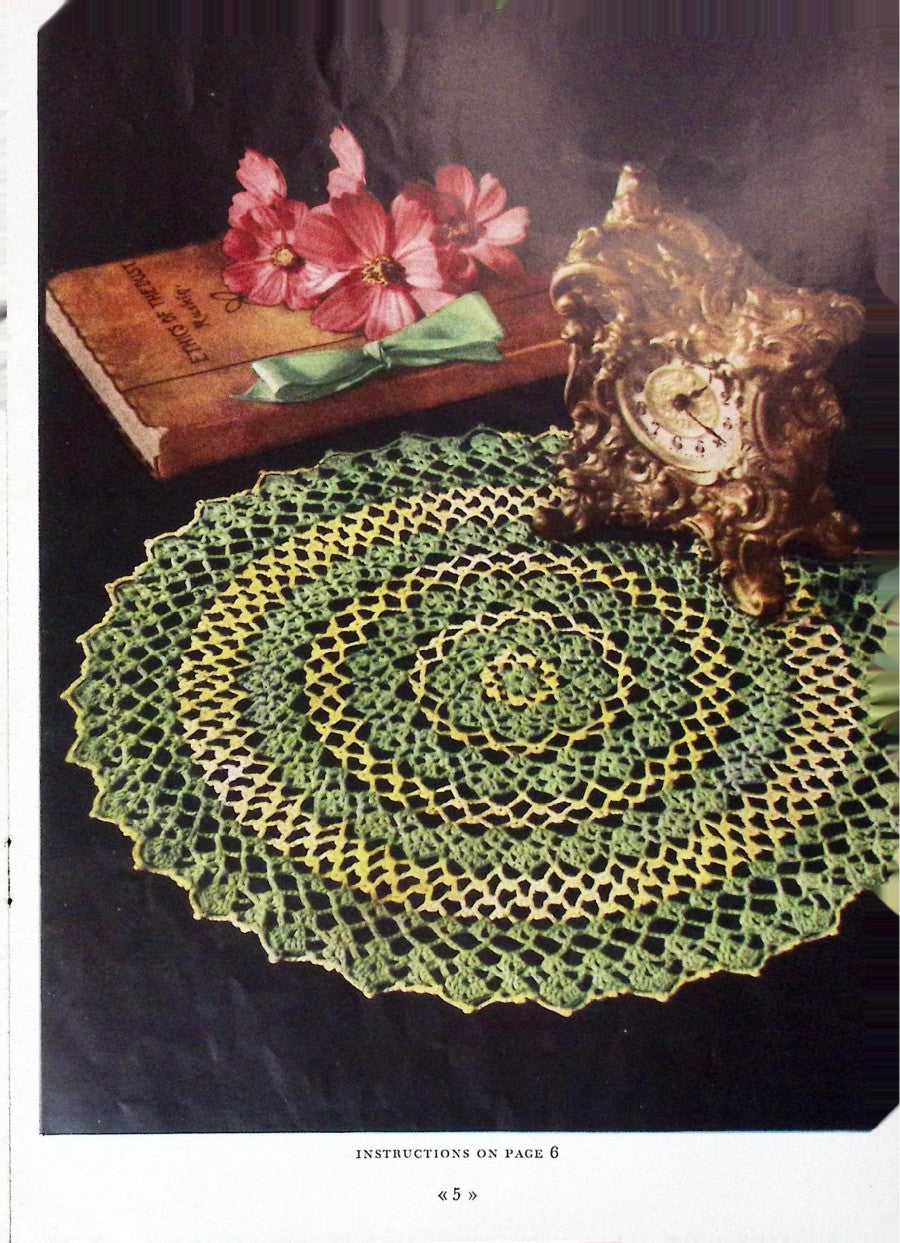 Doilies–Doilies–Doilies — American Thread Star Doily Book No. 87, 1951