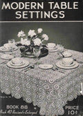 Modern Table Settings, Book No. 88, 1937