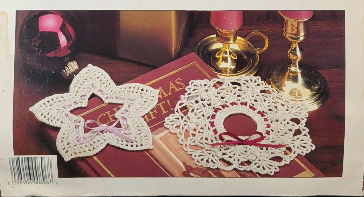 Lacy Christmas Ornaments — Leisure Arts Leaflet 896, 1990