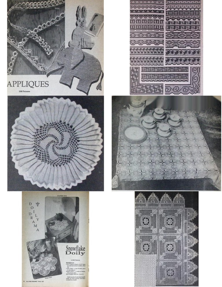 Old-Time Crochet, Winter 1987 — Vol. 9 No. 3