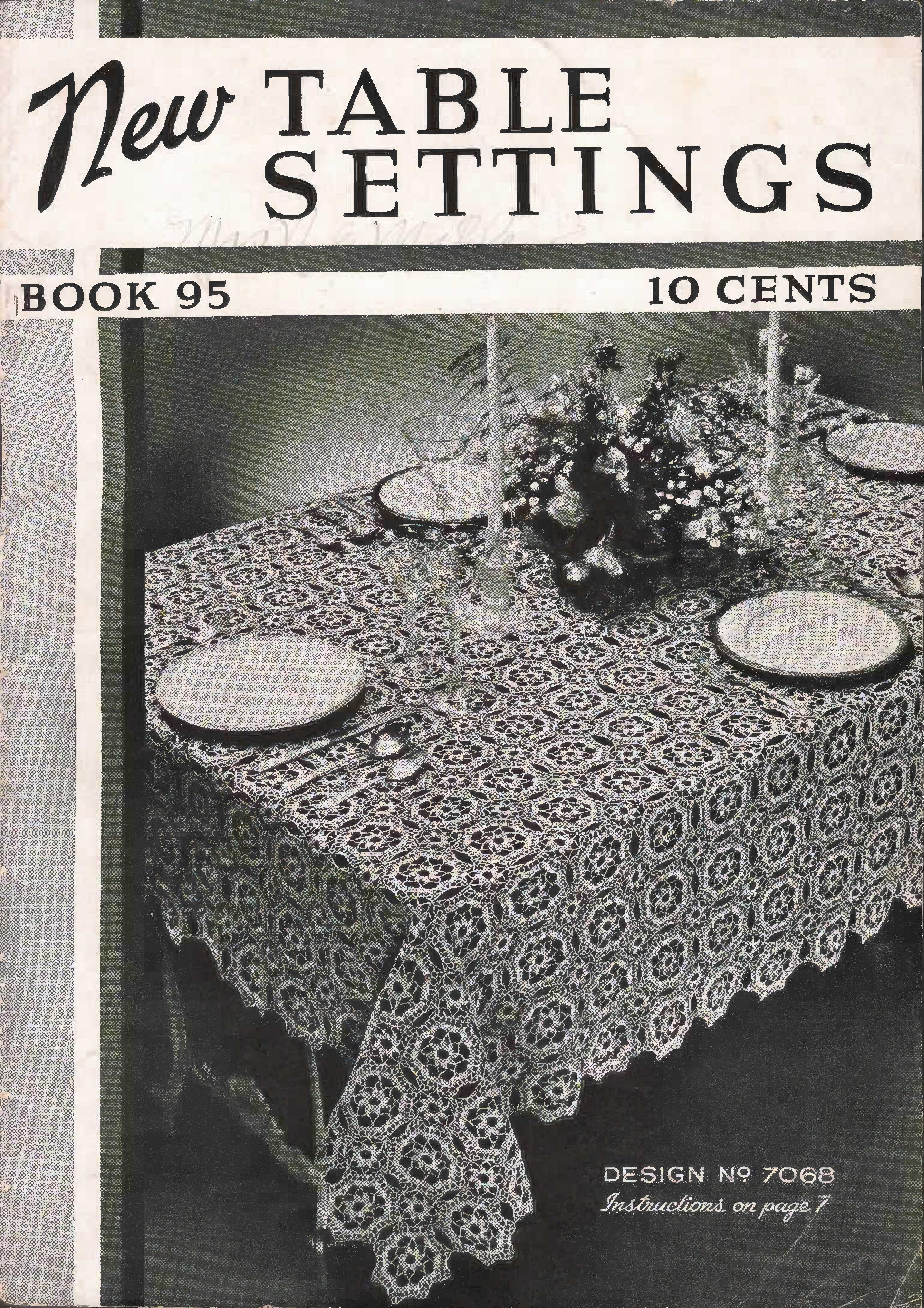 New Table Settings, Book 95, 1937