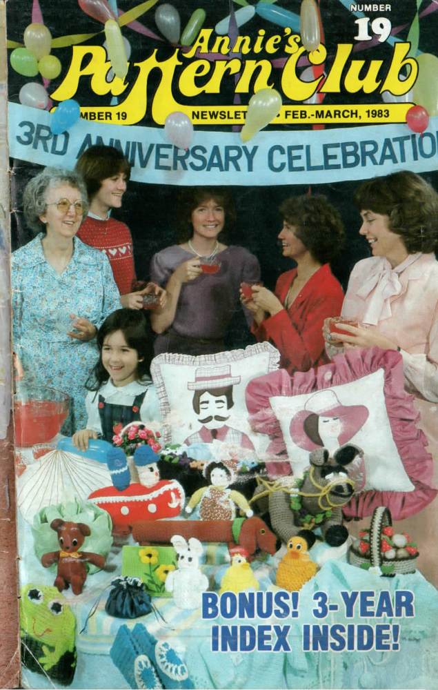 Annie's Pattern Club Newsletter #19 (Feb.-March, 1983)
