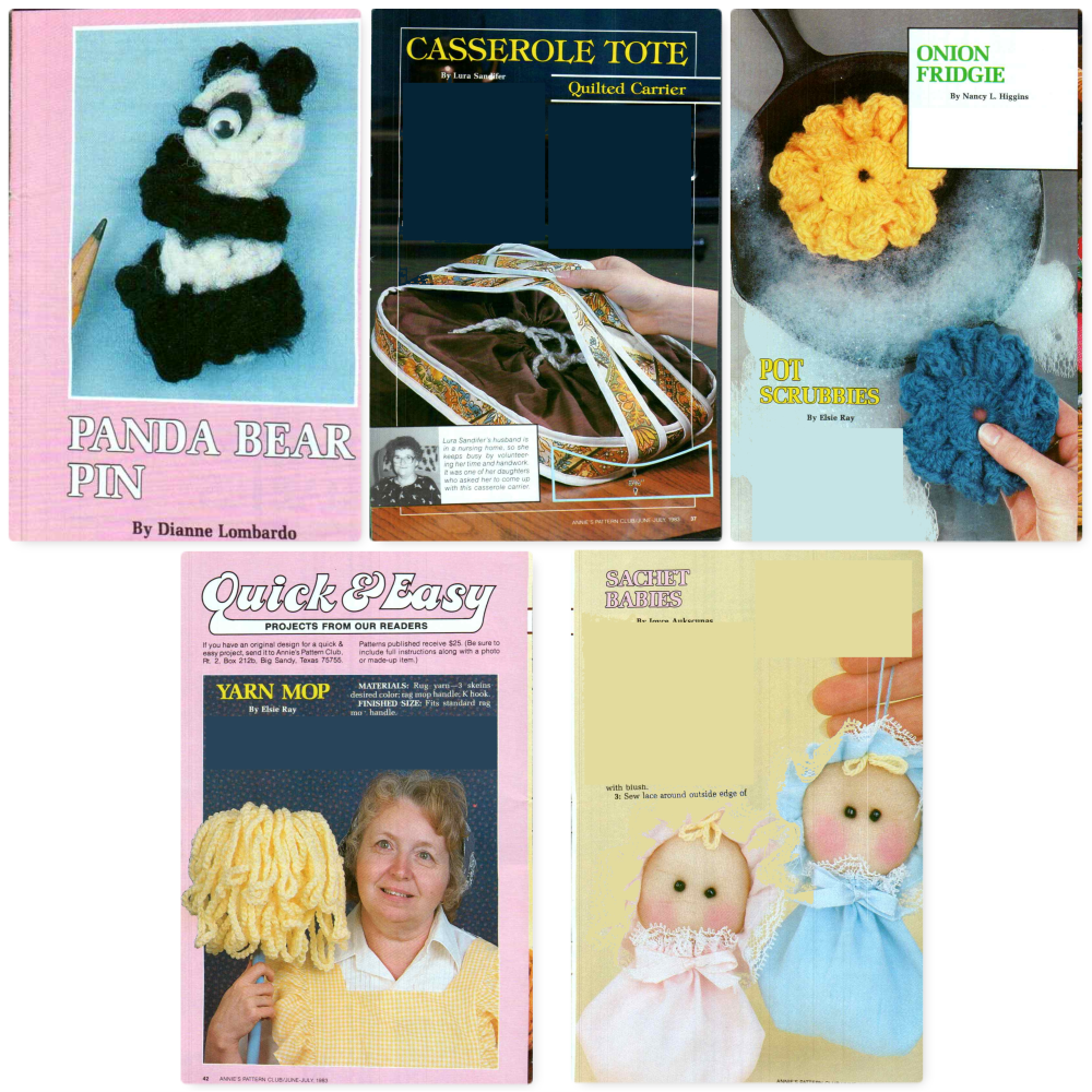 Annie's Pattern Club Newsletter #21 (June-July, 1983)