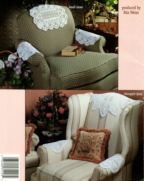 American School of Needlework #1153 – Chair Sets in Thread Crochet (1993)