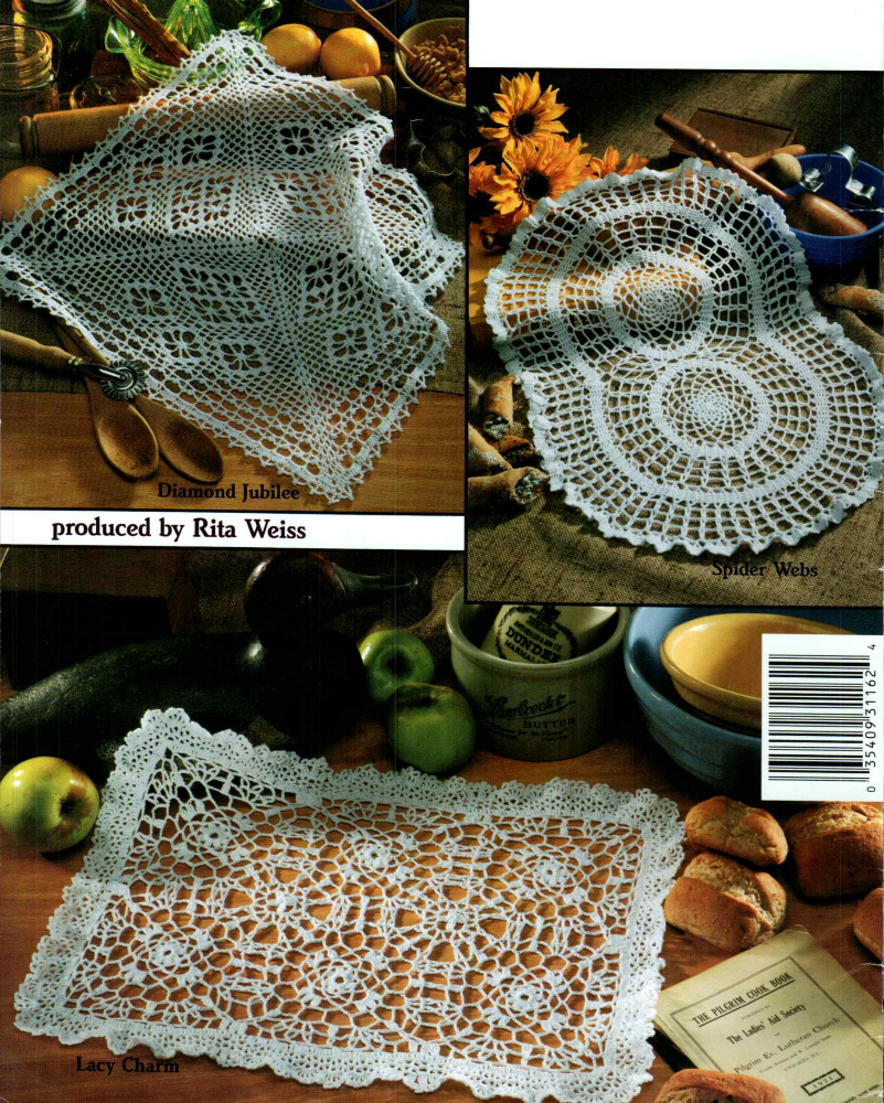 American School of Needlework #1162 – Crochet Down-Home Doilies (1993)