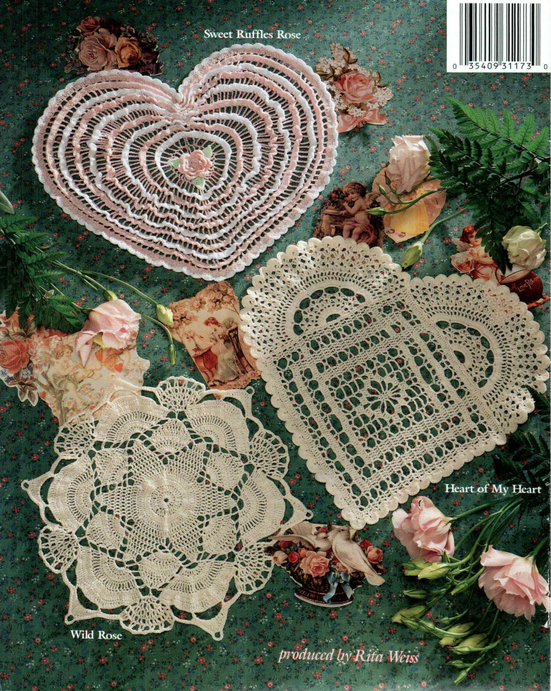 American School of Needlework #1173 – Crochet Hearts and Flowers (1993)