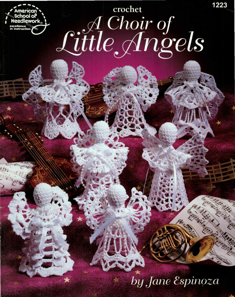 American School of Needlework #1223 – Crochet A Choir of Little Angels (1995)