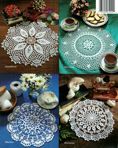 American School of Needlework #1242 – Learn To Do Symbol Crochet in Just One Day Book One: Doilies (1997)