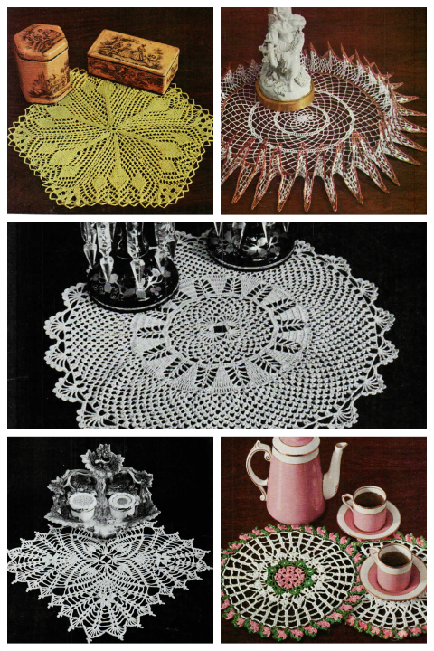 American Thread Company Star Doily Book No. 151 – Doilies (Knitted • Crocheted • Tatted • Ruffled Doilies) ~1956