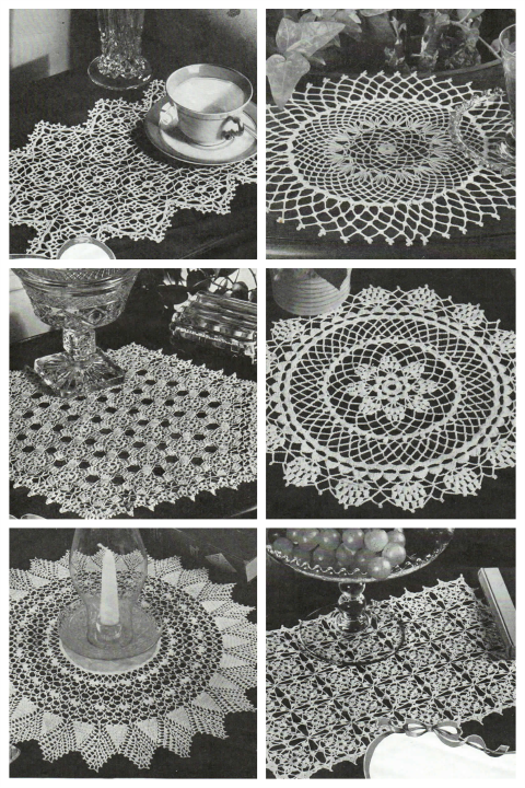 American Thread Company Star Book No. 44 – Doilies (Crocheted and Tatted) ~1946