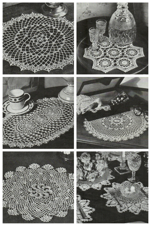 American Thread Company Star Book No. 44 – Doilies (Crocheted and Tatted) ~1946