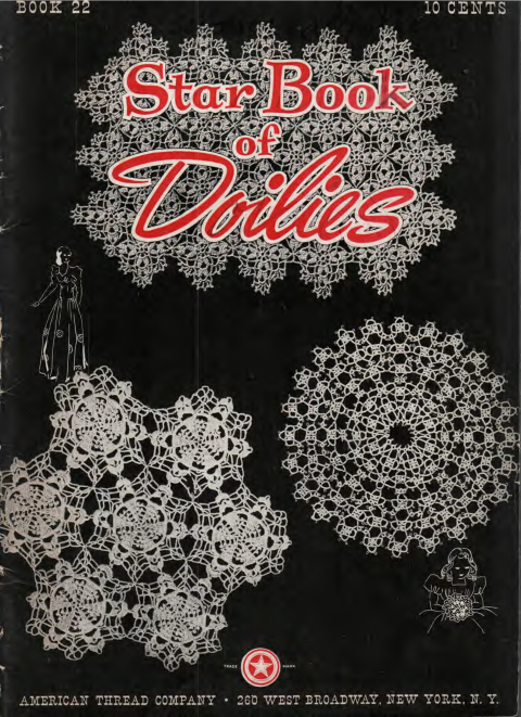Star Book of Doilies, Book No. 22, 1942