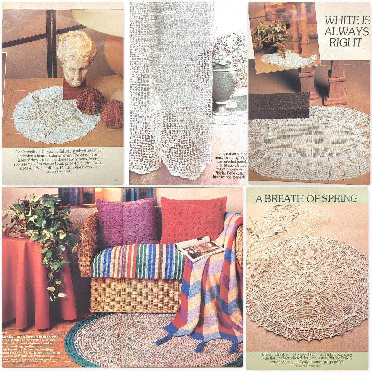 McCall's Design Ideas Knit and Crochet For the Home Vol. 24 (1986)