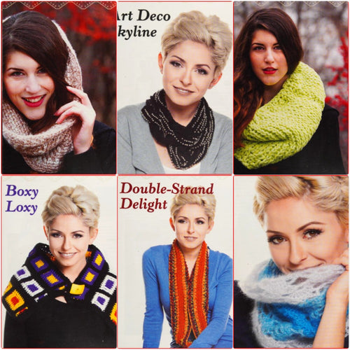 Crochet Cowls • 15 Bold & Beautiful Designs • Sharon Hernes Silverman (2016)