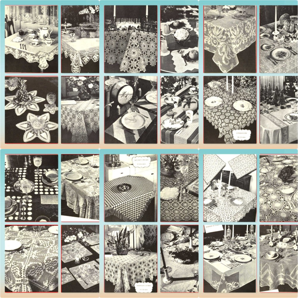 Crocheting Tablecloths and Placemats (1975)