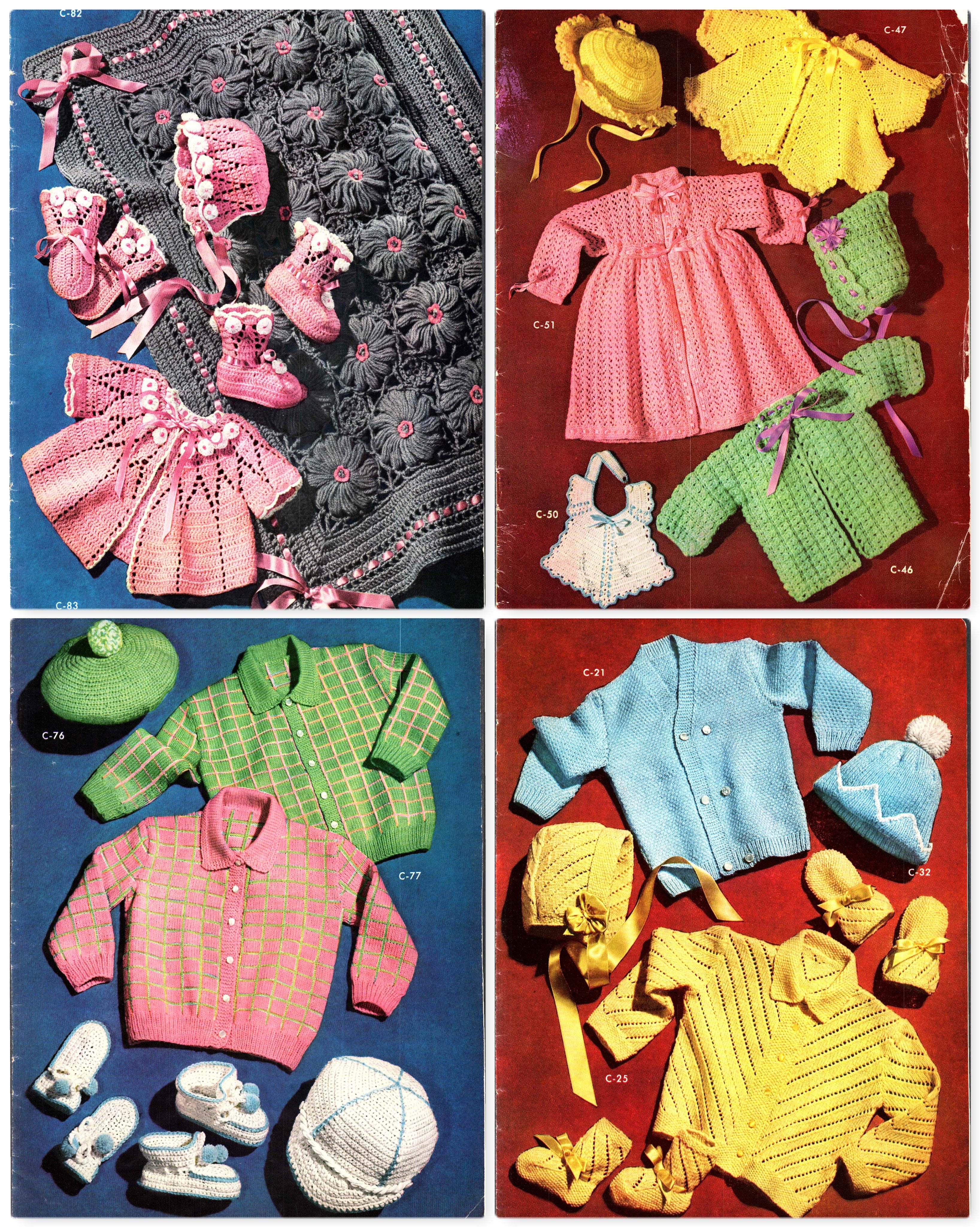 Coats & Clark's O.N.T. Baby Book No. 507, 1954