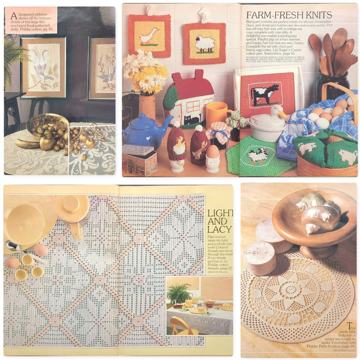 McCall's Design Ideas Knit and Crochet For the Home Vol. 24 (1986)