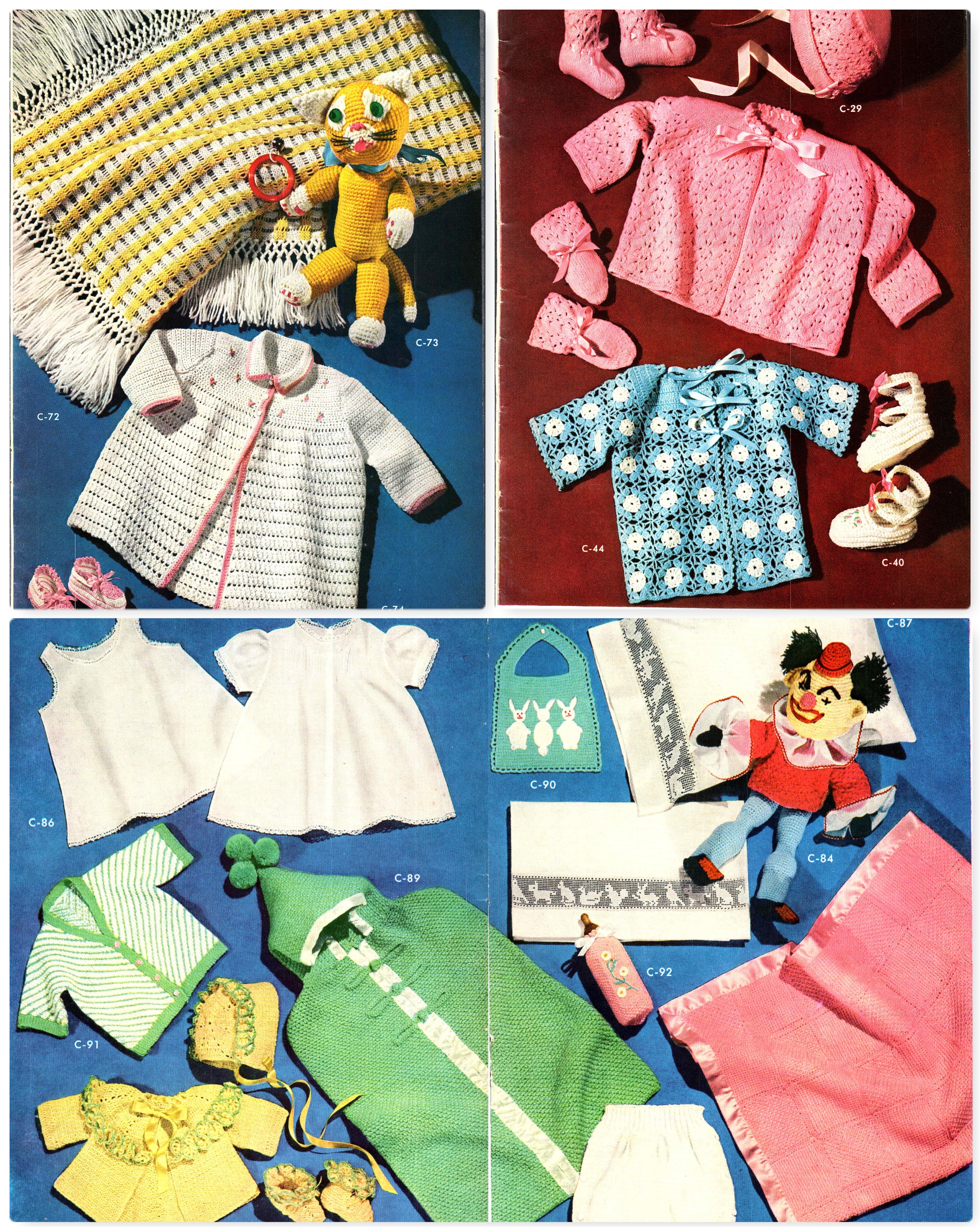 Coats & Clark's O.N.T. Baby Book No. 507, 1954