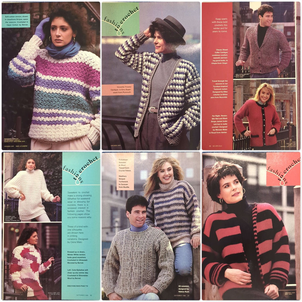 Woman's Day Granny Squares & Crocheted Fashions (September 1988)