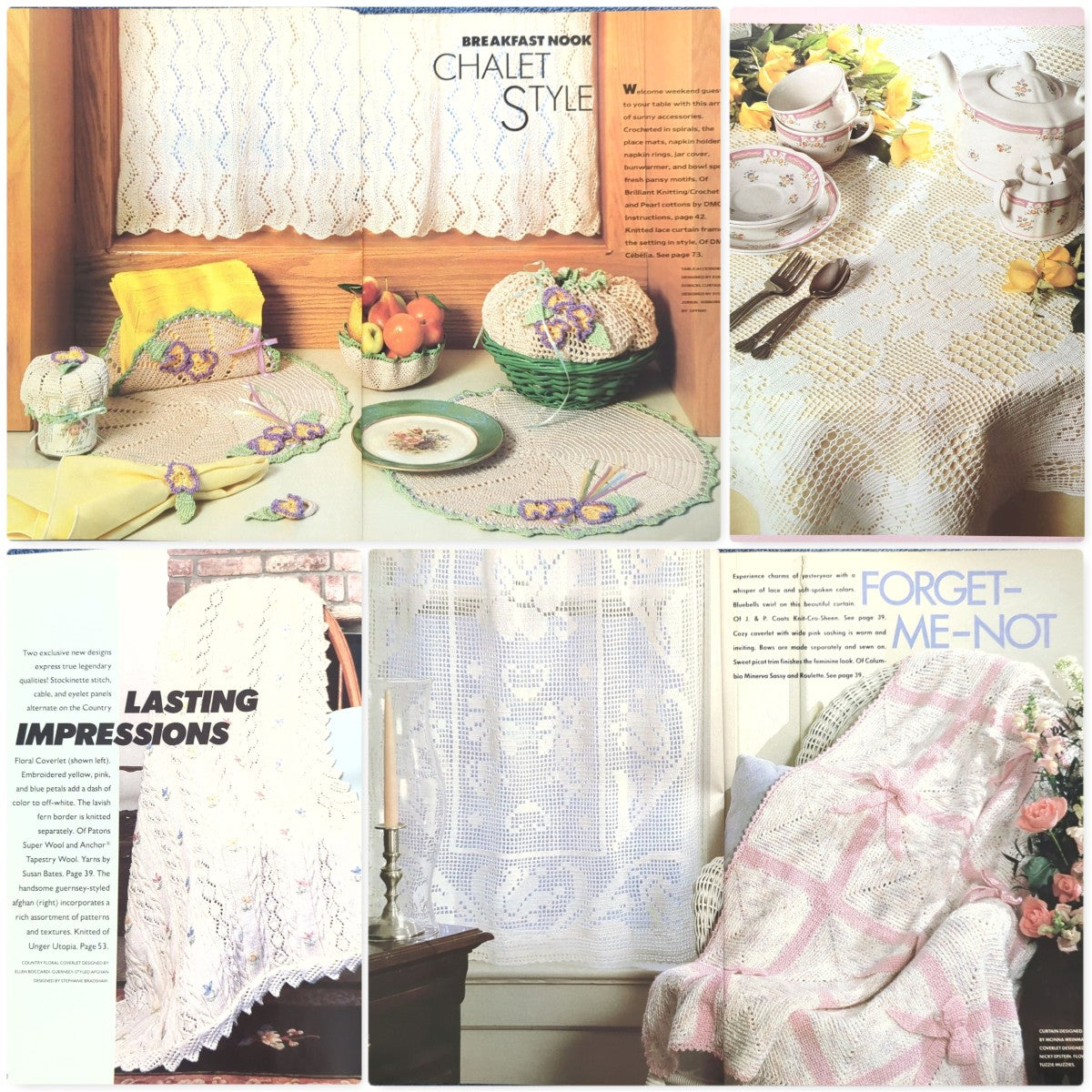 McCall's Design Ideas Knit & Crochet for the Home Vol. 31 (1988)