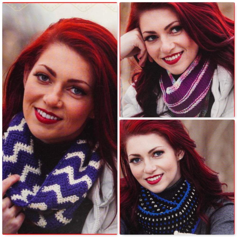 Crochet Cowls • 15 Bold & Beautiful Designs • Sharon Hernes Silverman (2016)