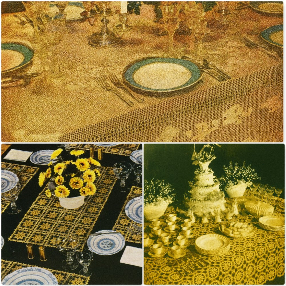 Crocheting Tablecloths and Placemats (1975)