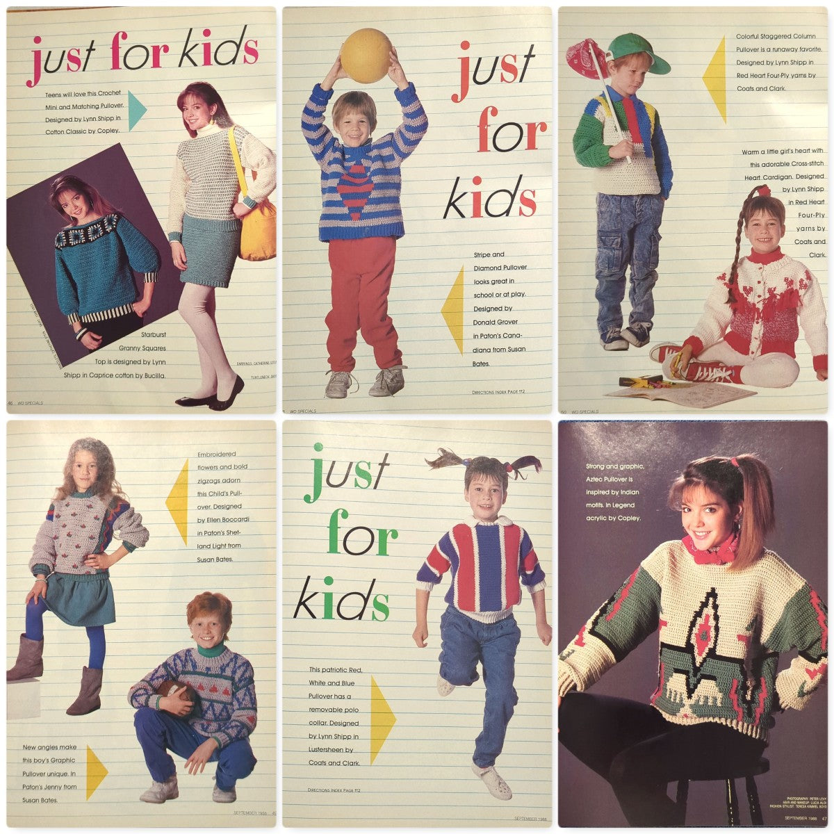 Woman's Day Granny Squares & Crocheted Fashions (September 1988)