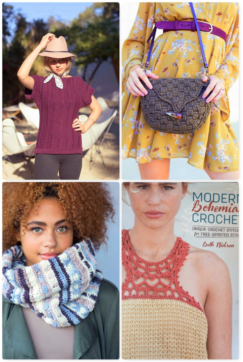 Modern Bohemian Crochet • Unique Crochet Stitches for Free-Spirited Style • Beth Nielsen (2017)