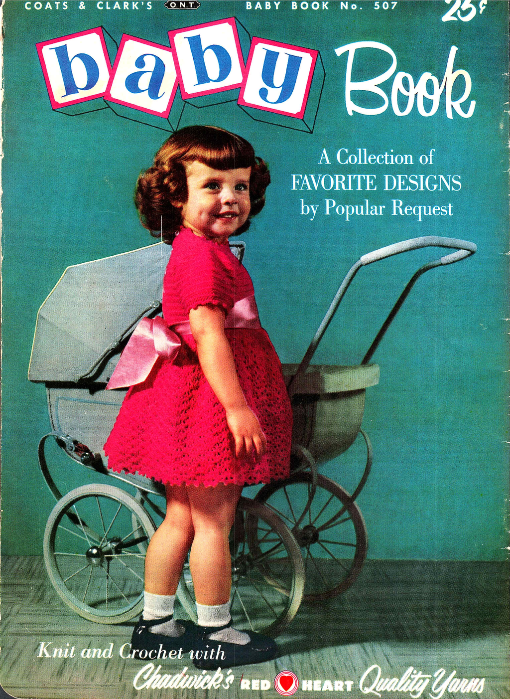 Coats & Clark's O.N.T. Baby Book No. 507, 1954