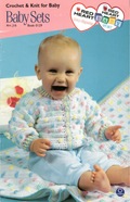 Coats & Clark • Red Heart • Crochet & Knit for Baby • Baby Sets • Book 129 (2001)