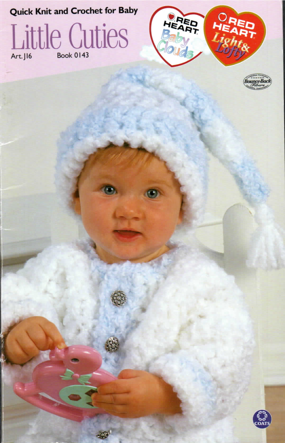 Coats & Clark • Red Heart • Quick Knit and Crochet for Baby • Little Cuties • Book 143 (2002)