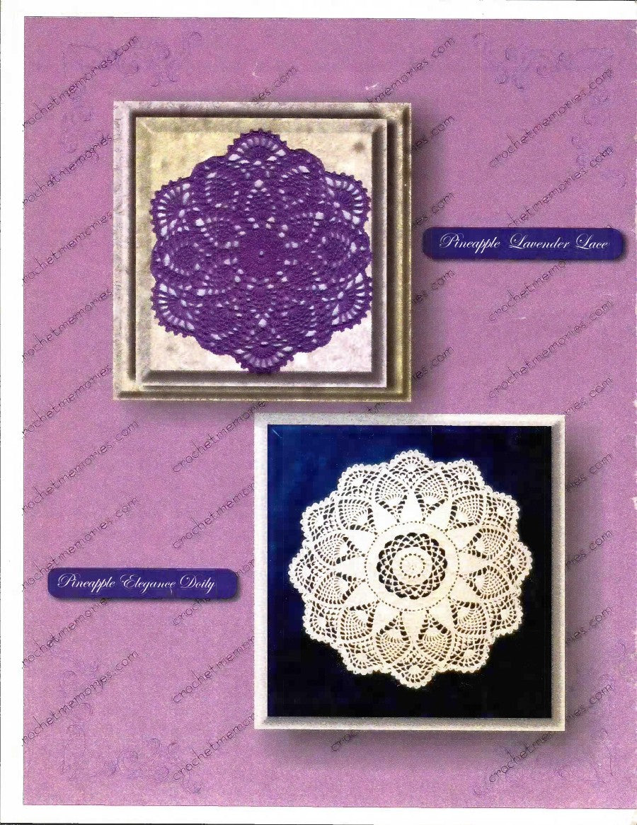 Treasured Pineapple Doilies by Cylinda Mathews (circa 1999-2001)