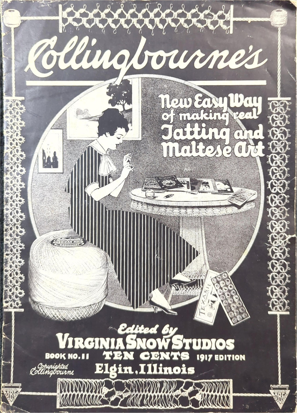 Collingbourne's New Easy Way of Making Real Tatting and Maltese Art (1917)