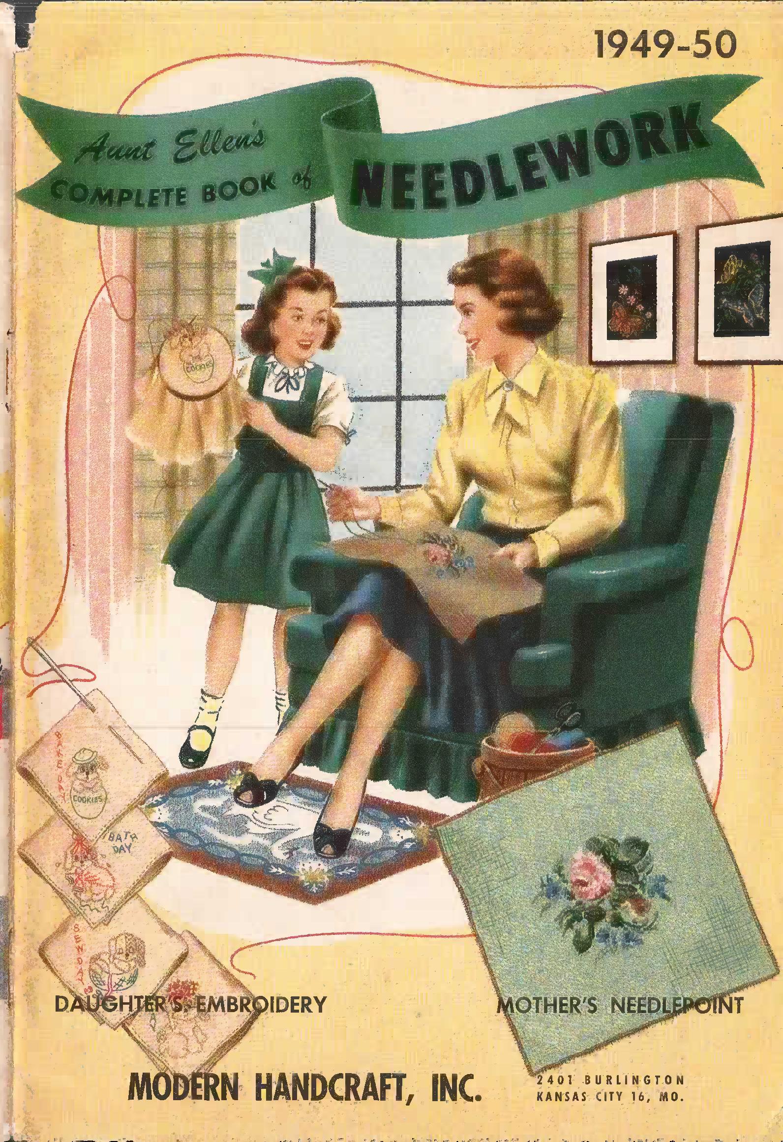 Aunt Ellen’s Complete Book of Needlework 1949-50