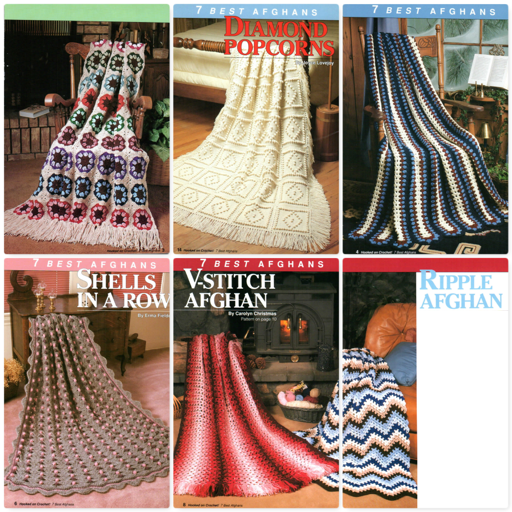 Hooked on Crochet! • 7 Best Afghans (1991)