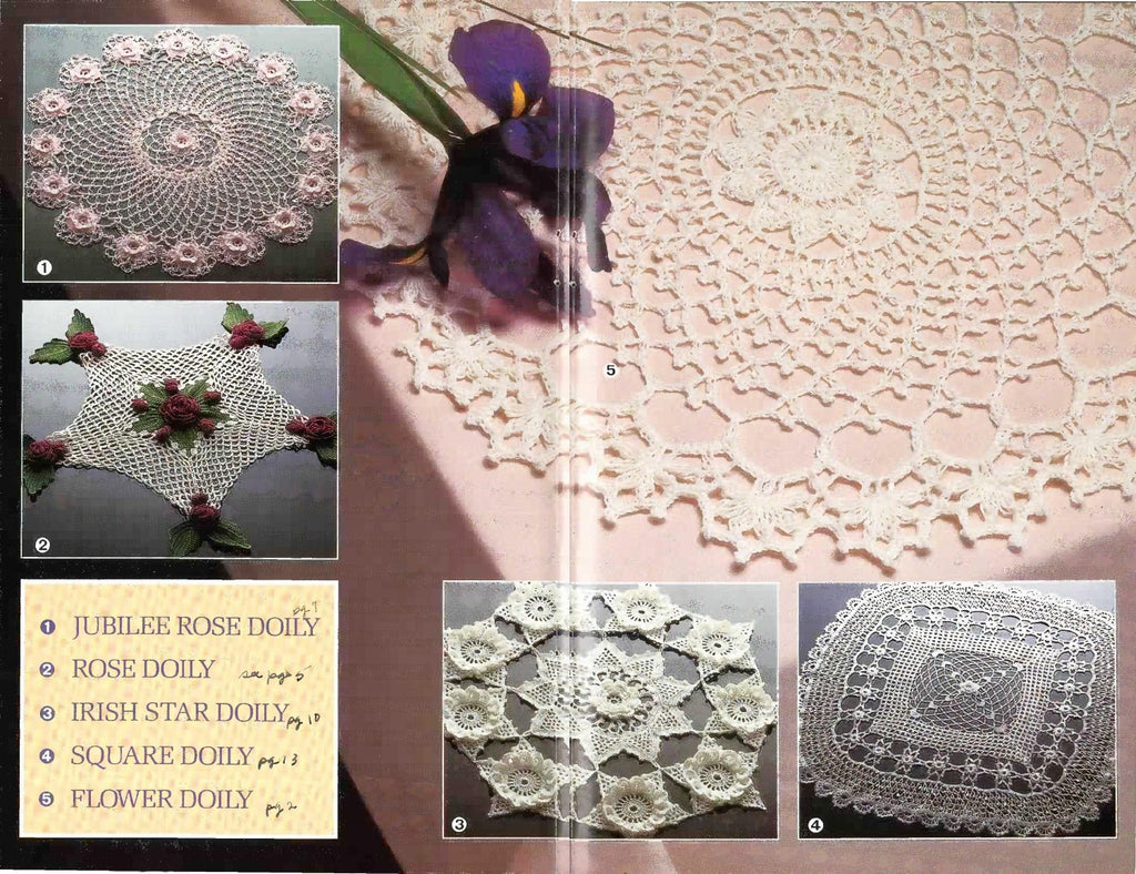 Irish Crochet Doilies, circa 1985–1990