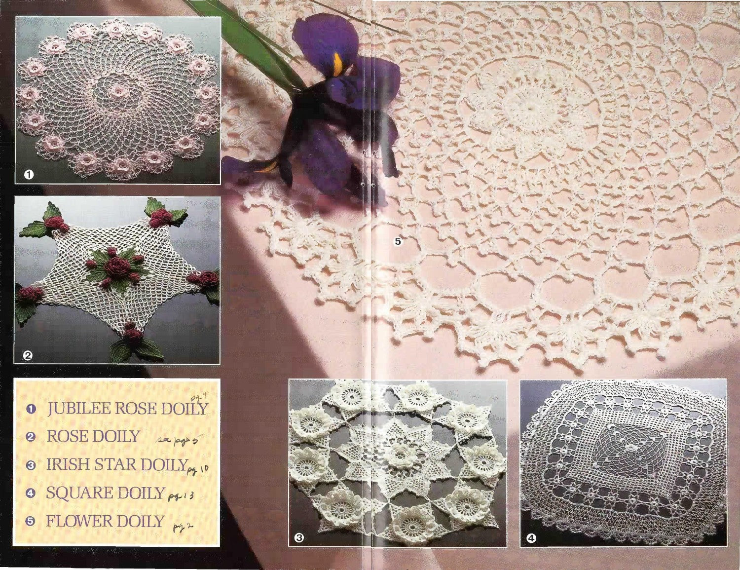 Irish Crochet Doilies, circa 1985–1990