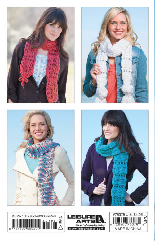 Fun to Wear Tube Scarves — Leisure Arts 75378, 2011