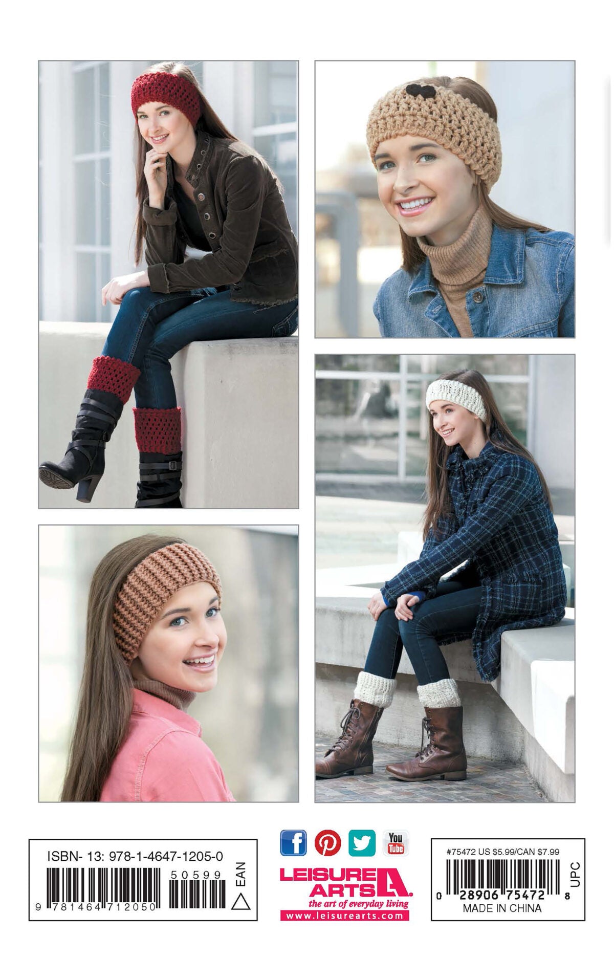Boot Cuffs & Ear Warmers — Leisure Arts 75472, 2013