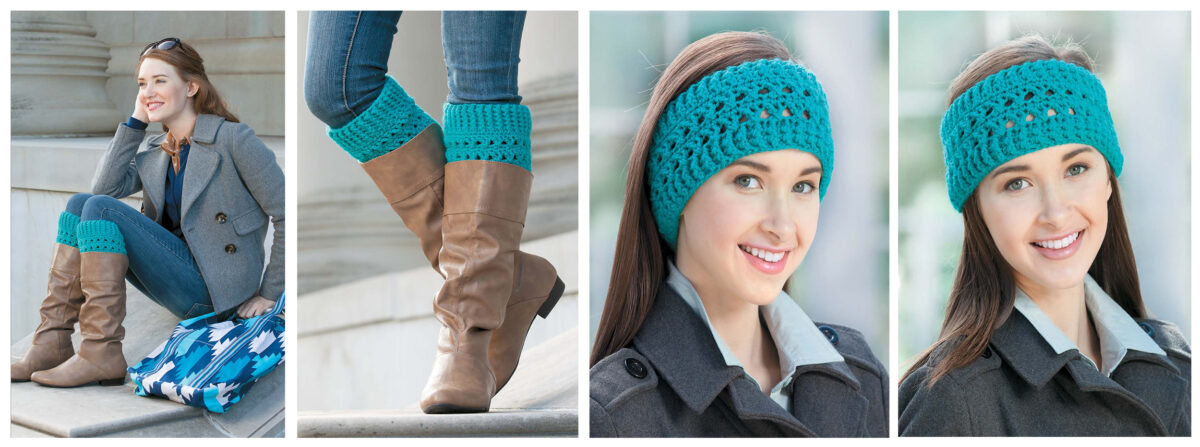 Boot Cuffs & Ear Warmers — Leisure Arts 75472, 2013