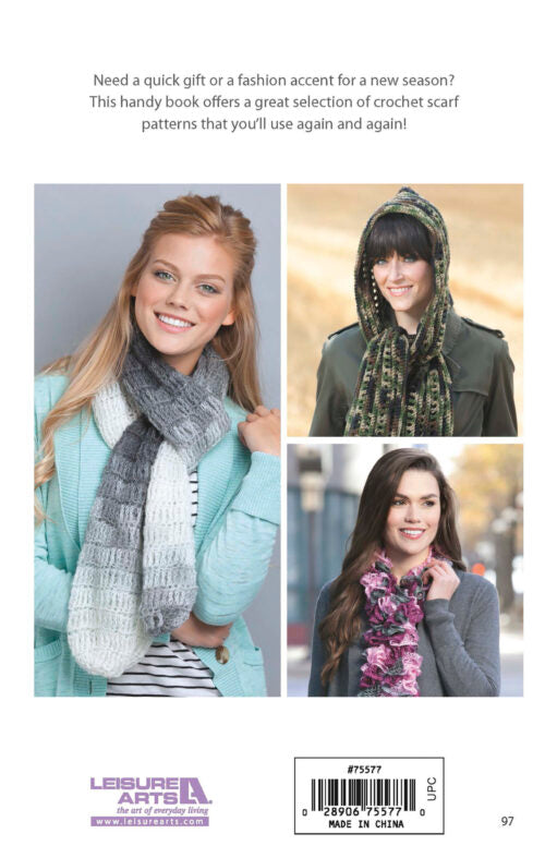 The Little Encyclopedia of Scarves — Leisure Arts 75577, circa 2016