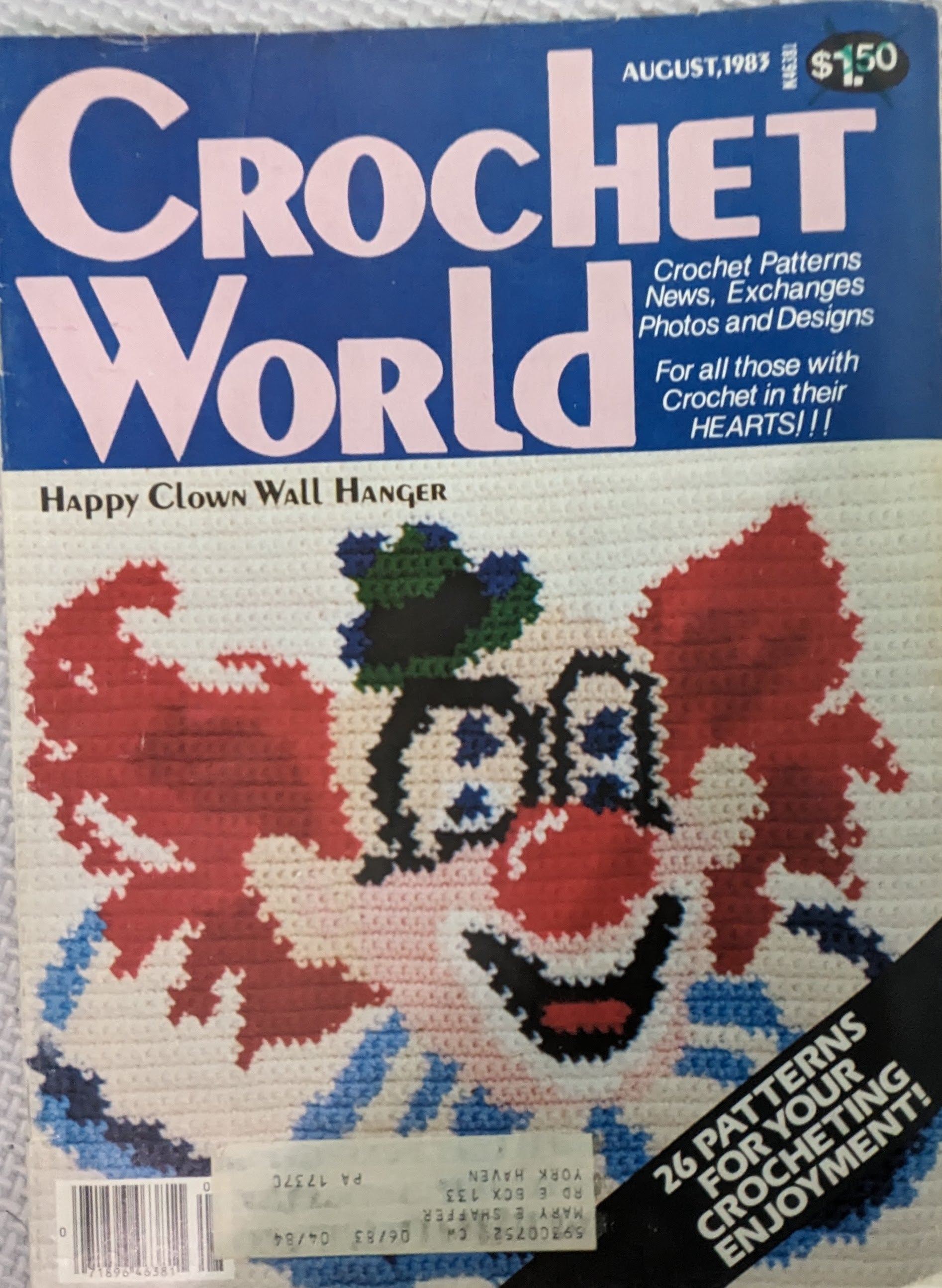 Crochet World August 1983