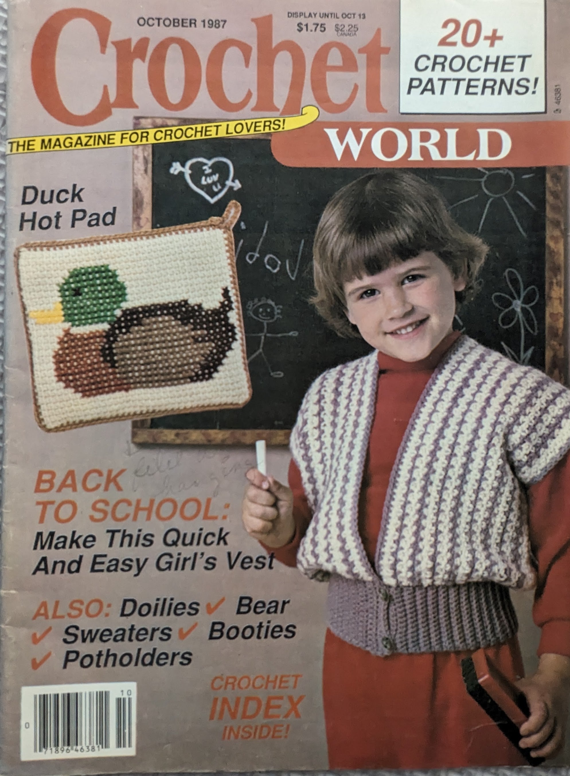 Crochet World October 1987