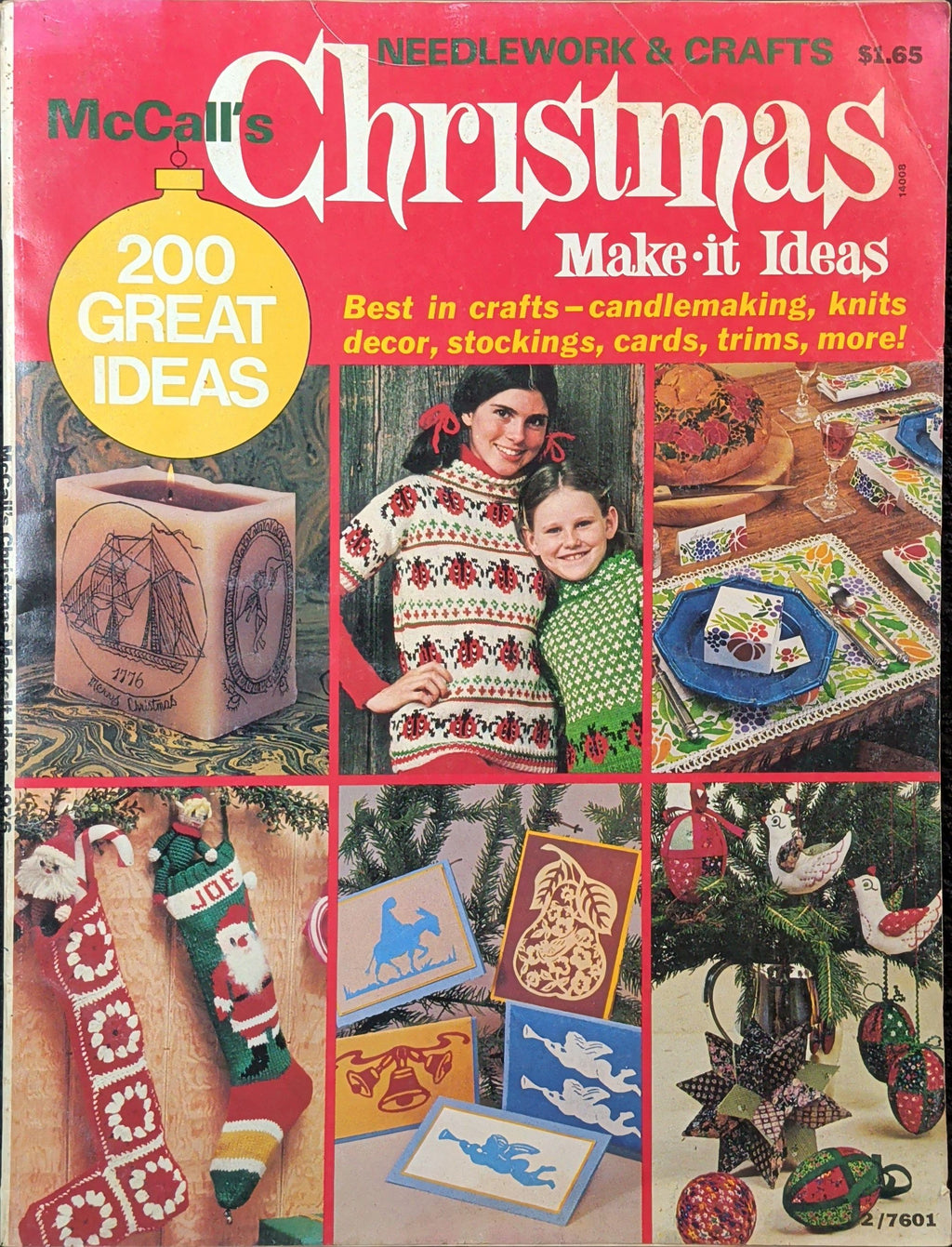 McCall's Christmas Needlework & Crafts Make-it Ideas (1976)