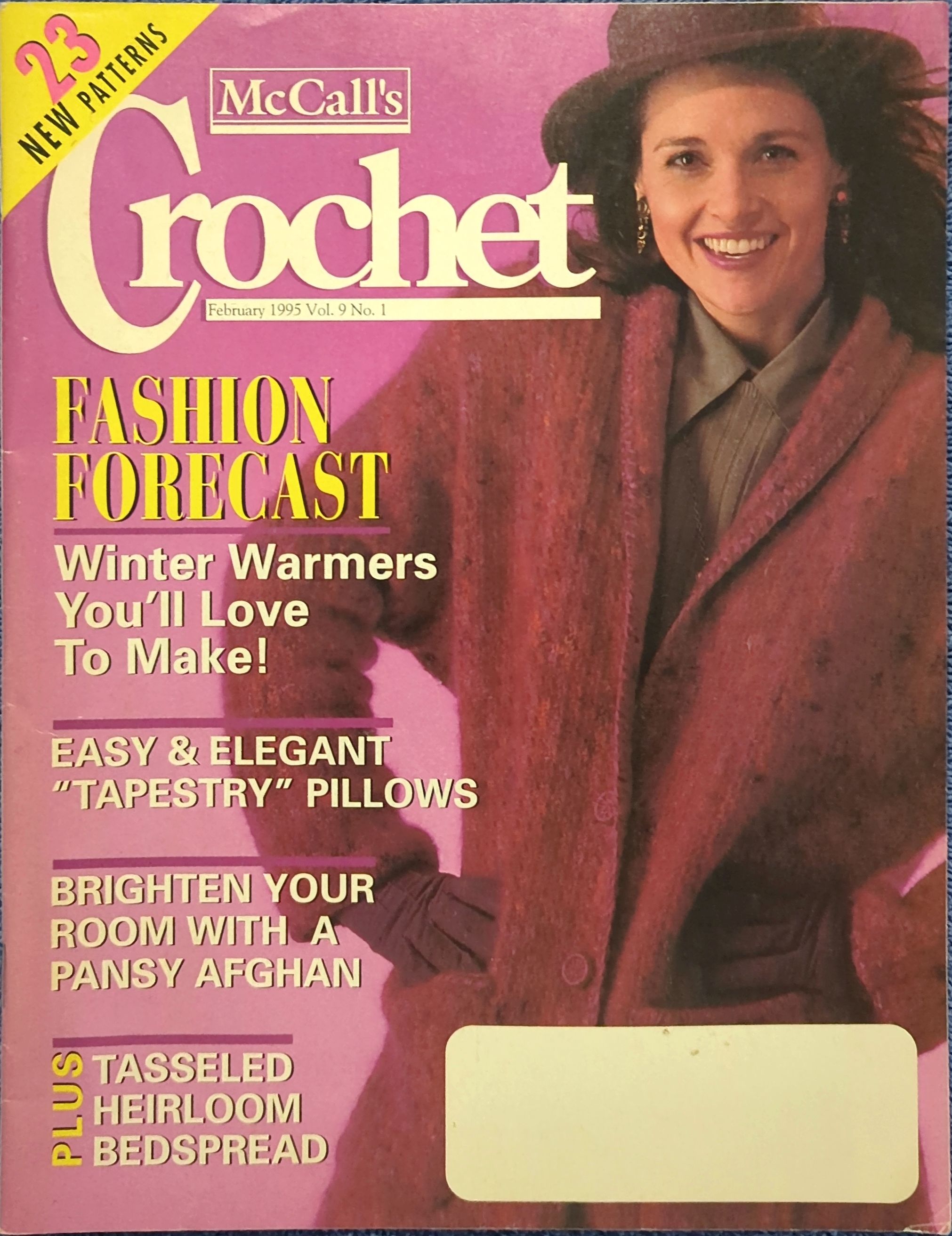McCall's Crochet February 1995 Vol. 9 No. 1