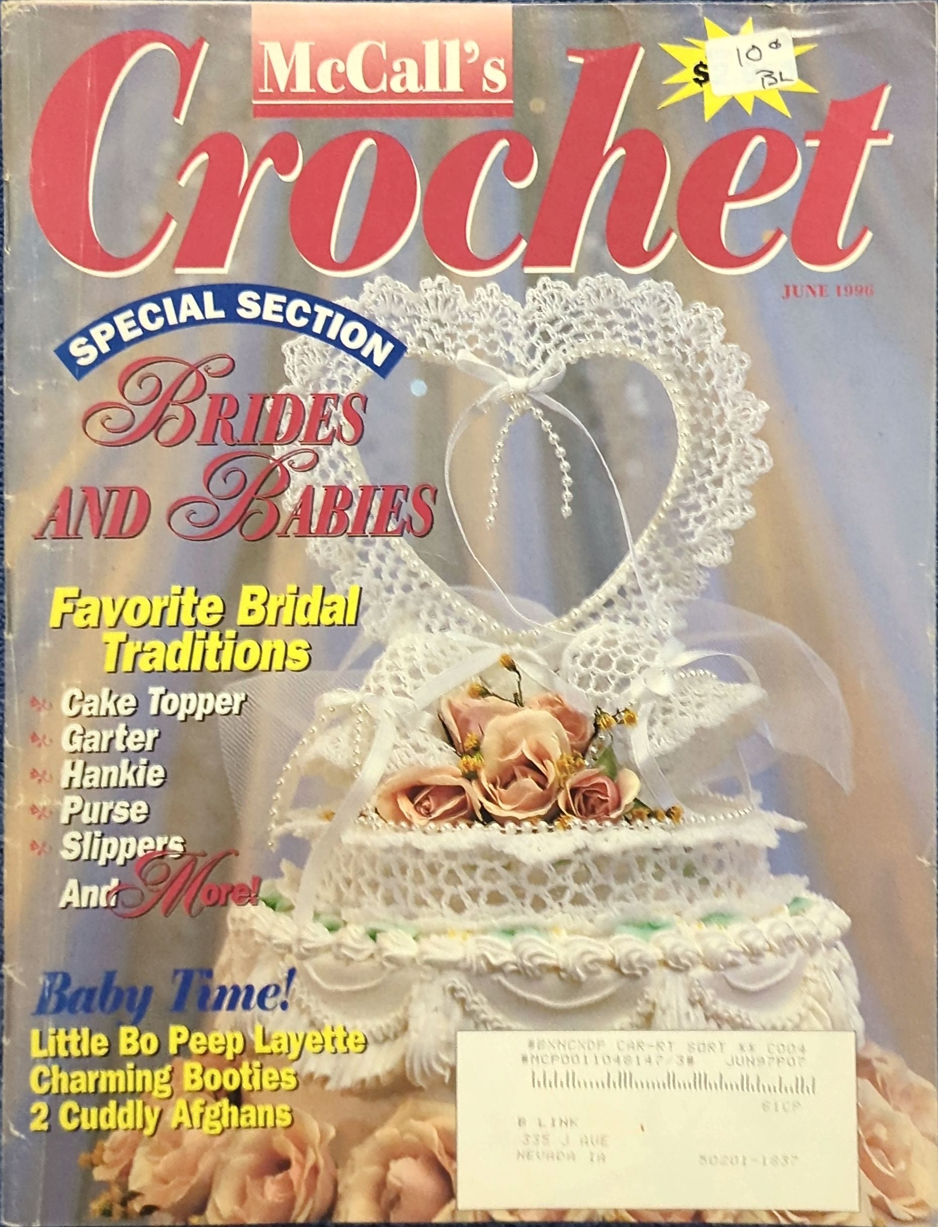McCall's Crochet June 1996 Vol. 10 No. 3
