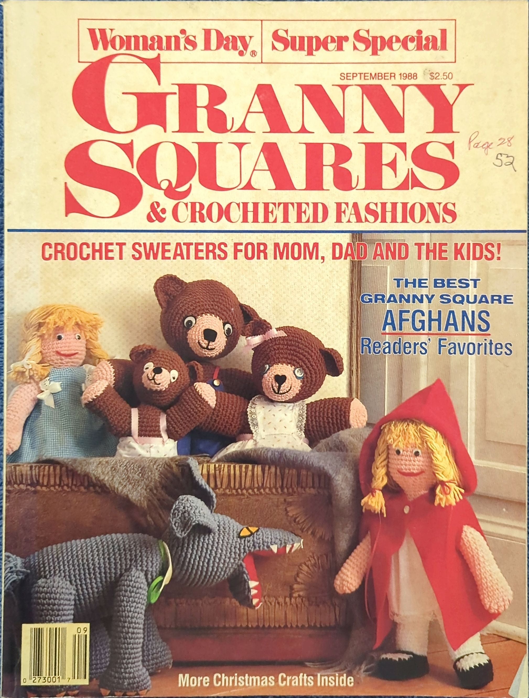Woman's Day Granny Squares & Crocheted Fashions (September 1988)