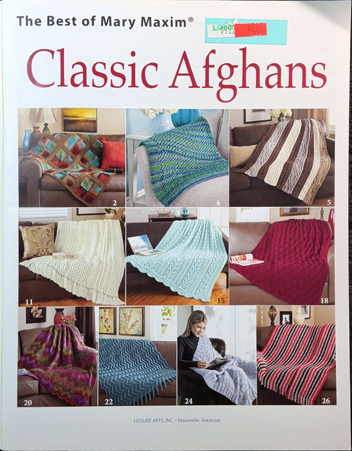 Classic Afghans: Knit (Best of Mary Maxim), 2016 (Leisure Arts LEA6790)