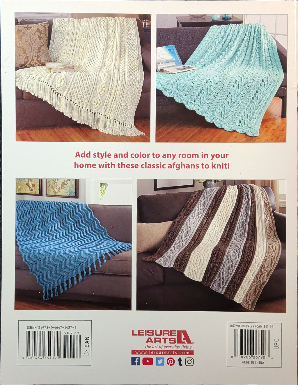 Classic Afghans: Knit (Best of Mary Maxim), 2016 (Leisure Arts LEA6790)